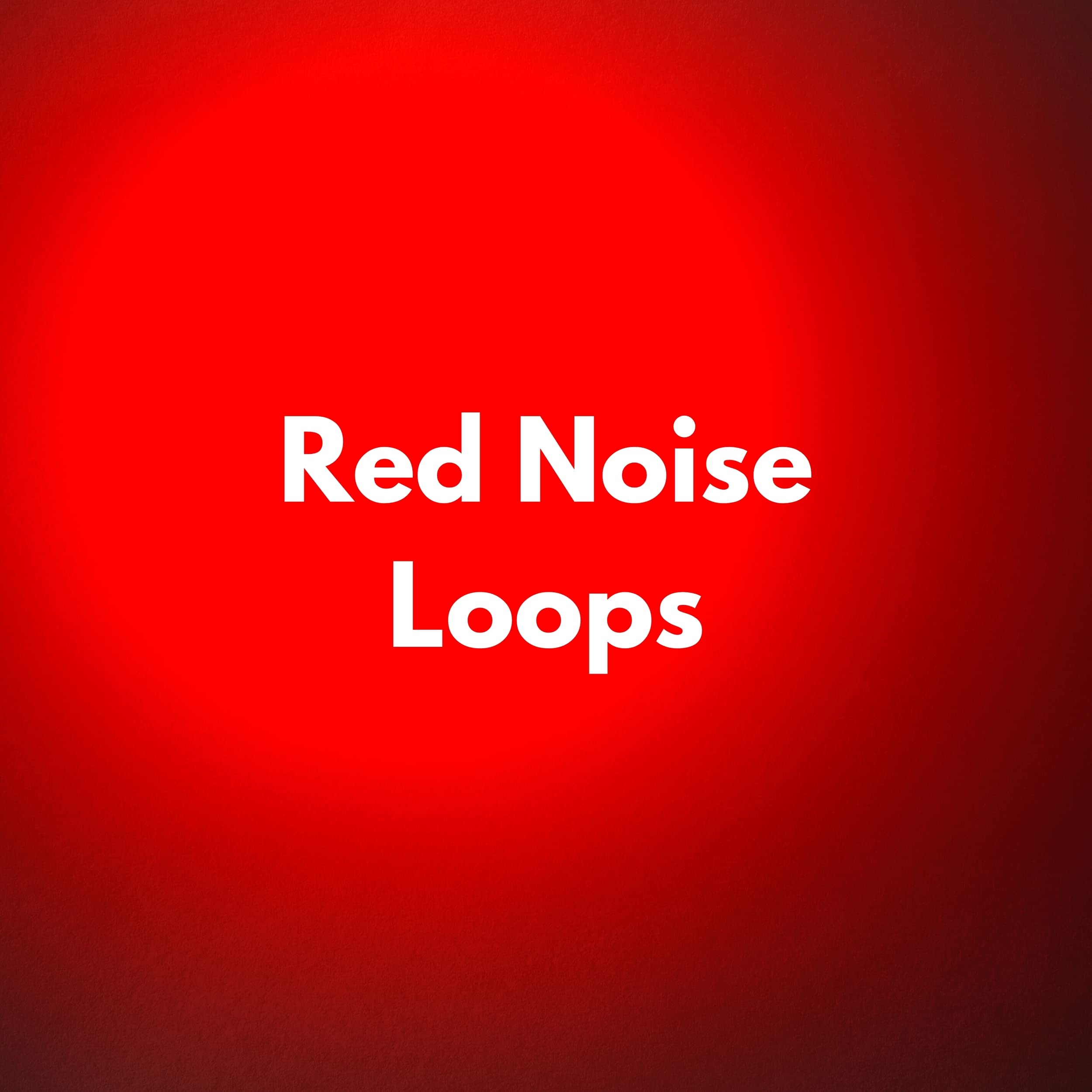 Red Noise for Sleep