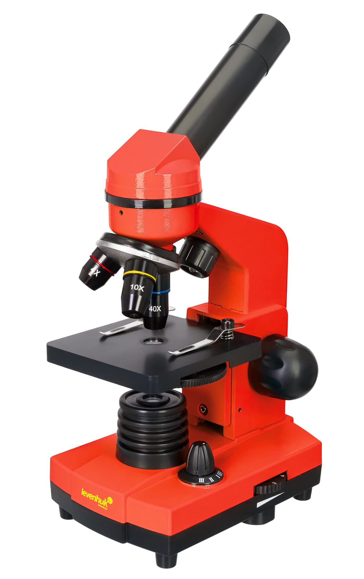 Levenhuk Rainbow 2L Orange Kit Stem para Niños con Microscopio Biológico Portátil de 400x, Guía Ilustrada de Experimentos Domésticos, Muestras Preparadas y Herramientas Científicas (IT)