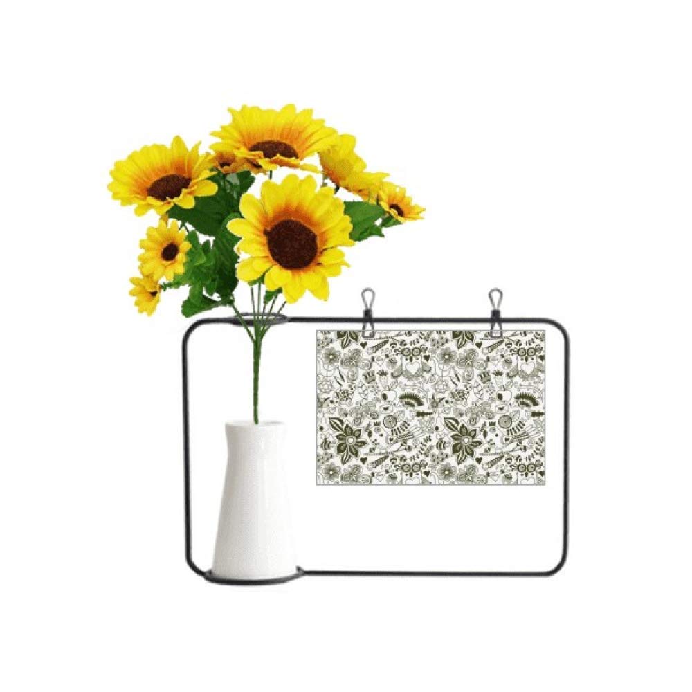 Carte de bénédiction carnaval bouteilles et tournesols artificiels