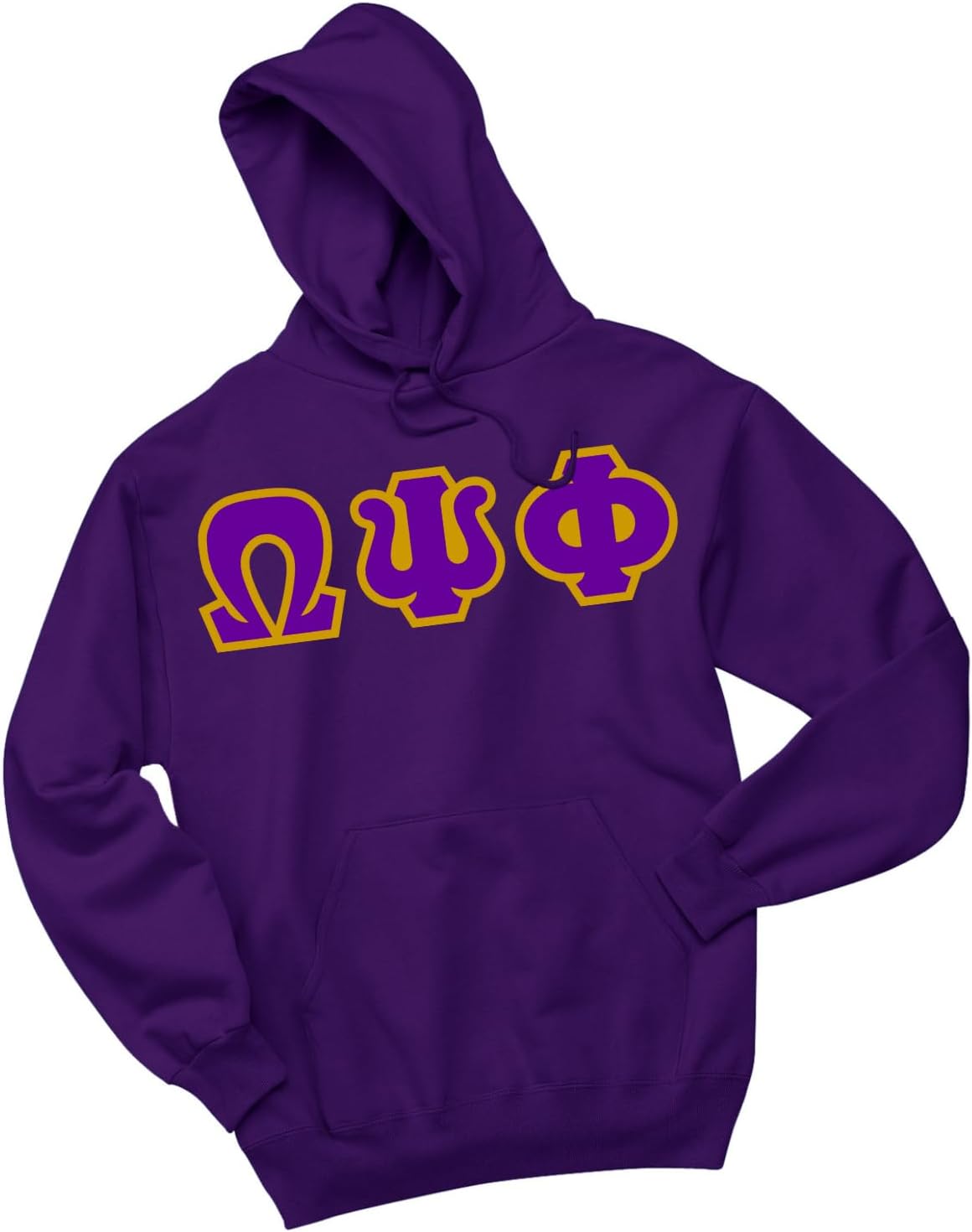 Omega Psi Phi Twill Letter Hoodie