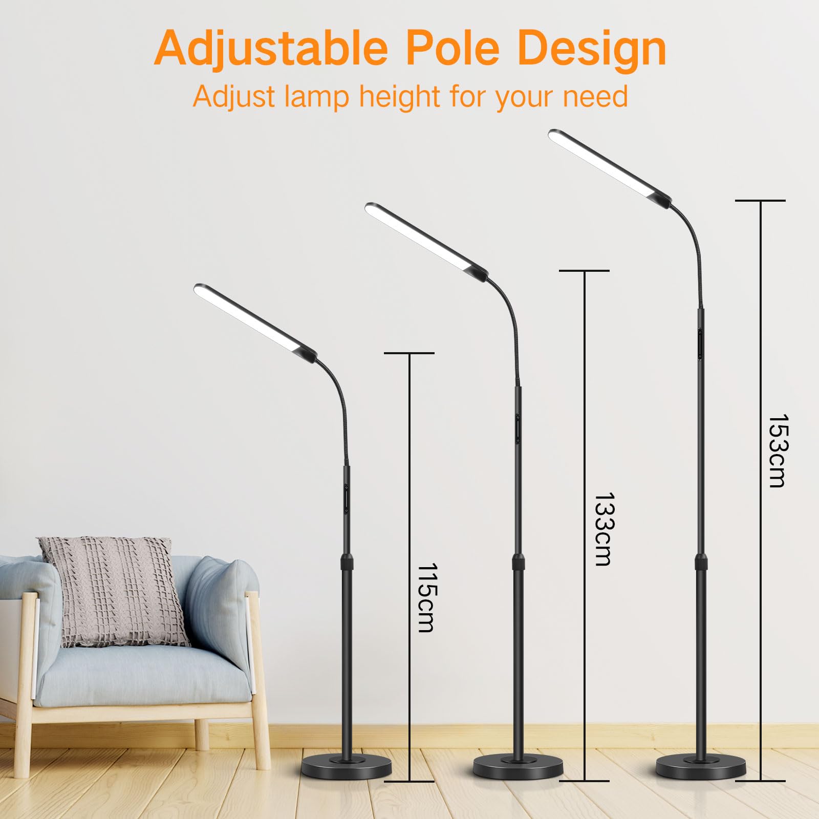 OUTON Lapada Da Terra LED Dierabile, 4 Teperature Di Colore - 6