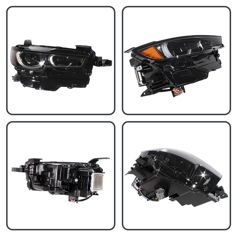 L Da Headtoucha 3枚セット Amazon.com: CHELANGHU LED Headlight Headlamp Assembly Fit