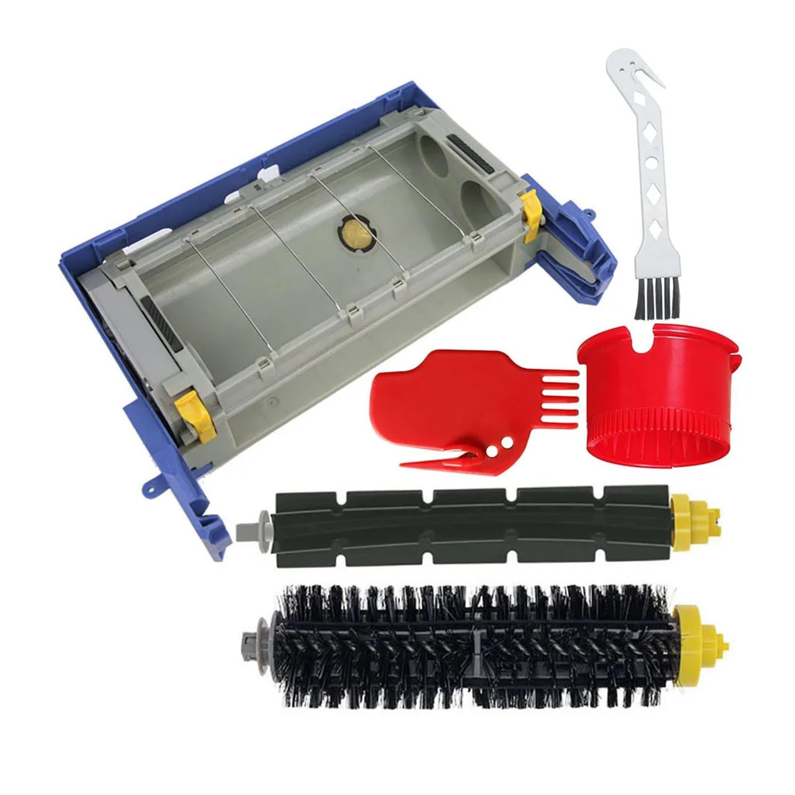 Main Brush Frame Cleaning Head Assembly Module,Compatible For Roomba, 600 500 700 Series 520 530 585 595 620 630 650 660 760 770 780(B)