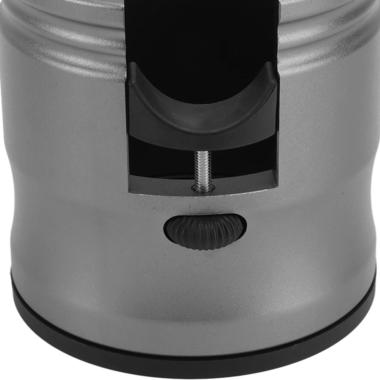 Soporte de Portafiltro de Café, Base de Soporte de Apisonamiento de Portafiltro de Café de Aleación de Aluminio, Soporte Redondo Redondo para Tamper de Café, Soporte de Manija de Filtro(Negro)