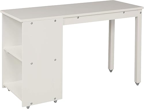 Miniatura 9 de NCKMYB Base de cama baja de madera con escritorio portátil rodante cama loft individual con armario abierto y cajones cama baja con estante para