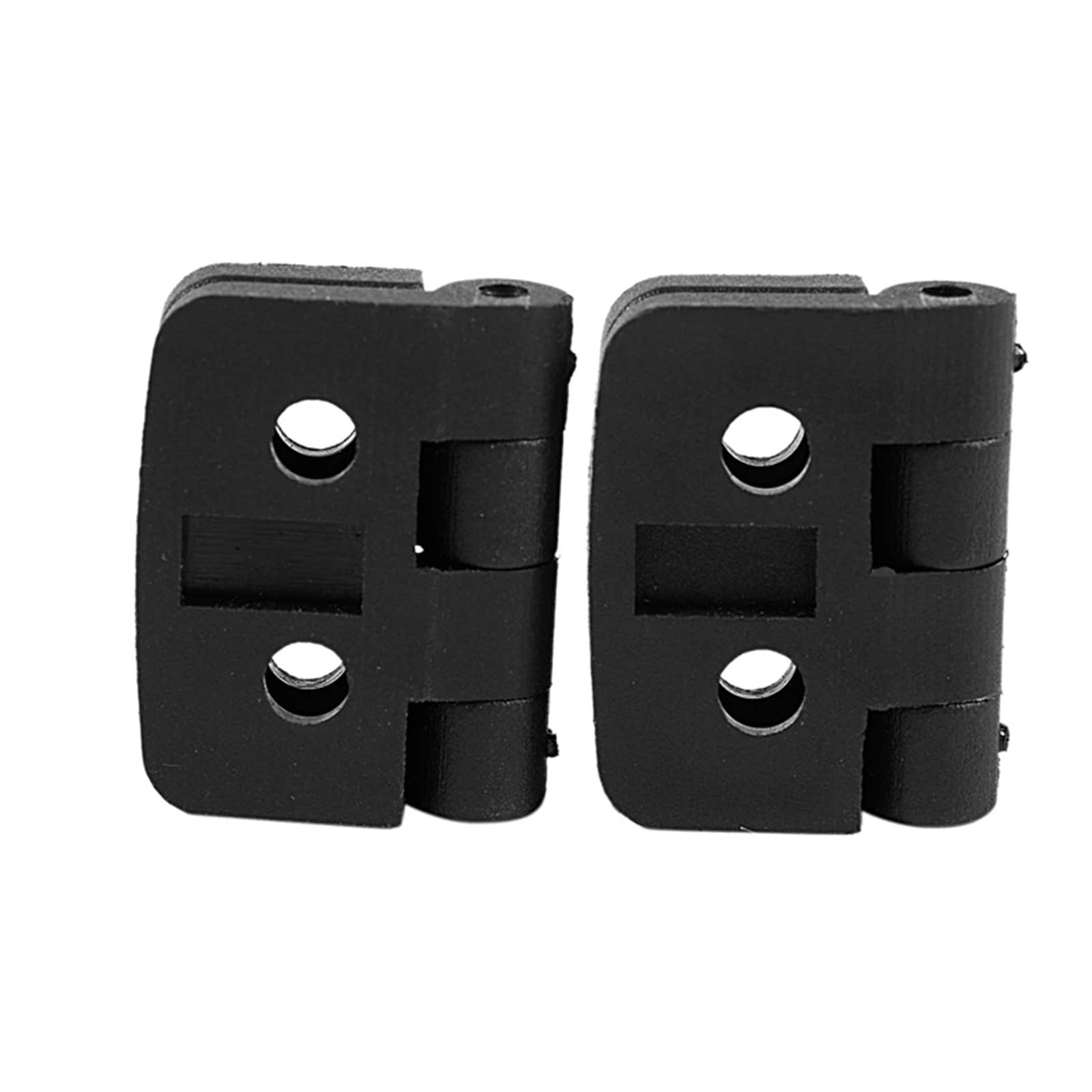 Clingre Boutique Shop Uk Silver 2 Pcs Black Single Metal Axle Plastic Wardrobe Door Hinge Hardware Hinges