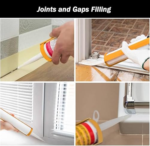 Miniatura 6 de Paquete de 3 tubos de extensión de boquilla para calafatear, boquilla de extensión de calafateo, boquilla de extensión de pistola de calafateo