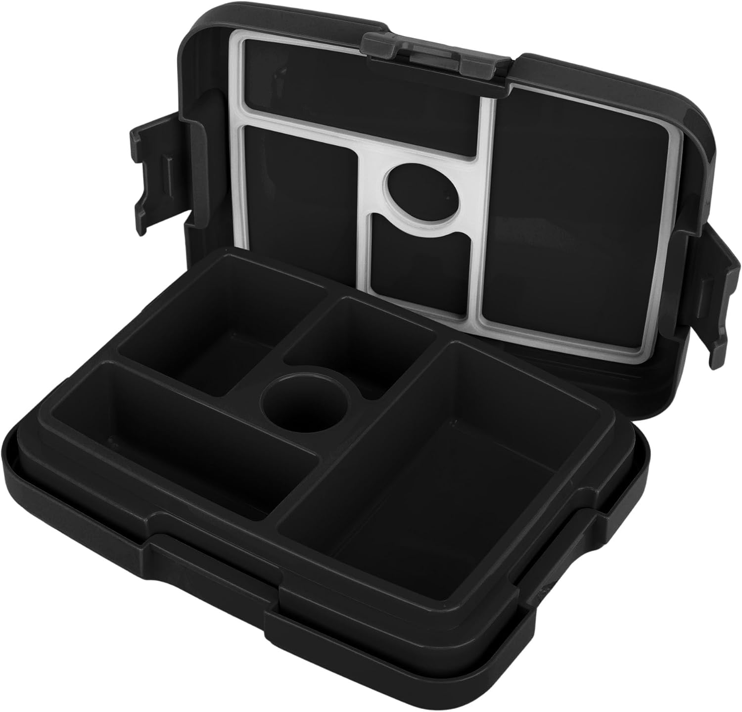 FOCO NHL Unisex-Adult Officially Licensed 2-Tone Big Logo Team Color Hockey Leak Proof 5 Compartment Bento Lunch Box - Boston Bruins - Image 4