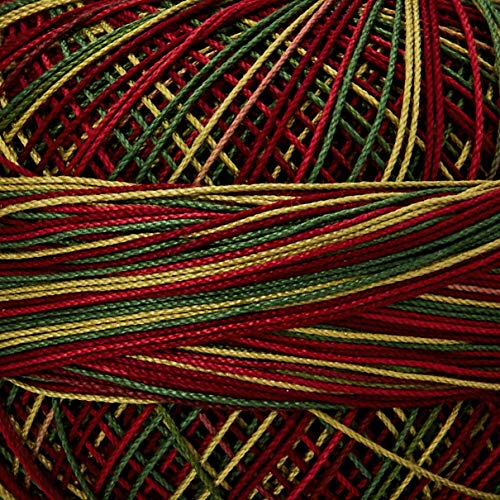 Hilo de algodón Lizbeth 210 yardas 25g color Cranberry miniatura 2