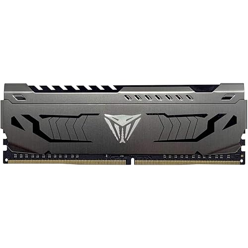 Patriot Viper Steel DDR4 8GB (1 x 8GB) 3600MHz Single w/Gunmetal Grey heatshield - PVS48G360C8