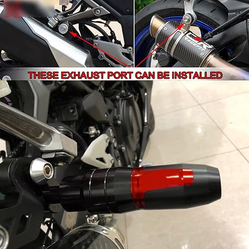 Miniatura 2 de Para SUZUKI HAYABUSA GSX1300R GSXR1300 motocicleta CNC marco aluminio Crash Pad Escape Slider Crash Protector deslizante con logotipo