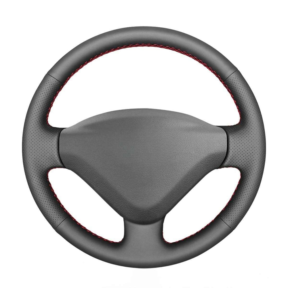 MEWANT Passgenauer Lenkradbezug zum Nähen für Peugeot 206