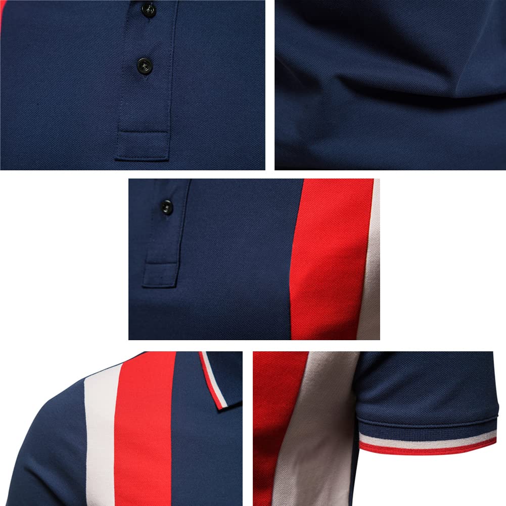 Polo de Golf para Hombre, Camiseta Deportiva de Tenis, Ropa de Calle, Moda Informal, Polo de Rendimiento atlético, Manga Corta