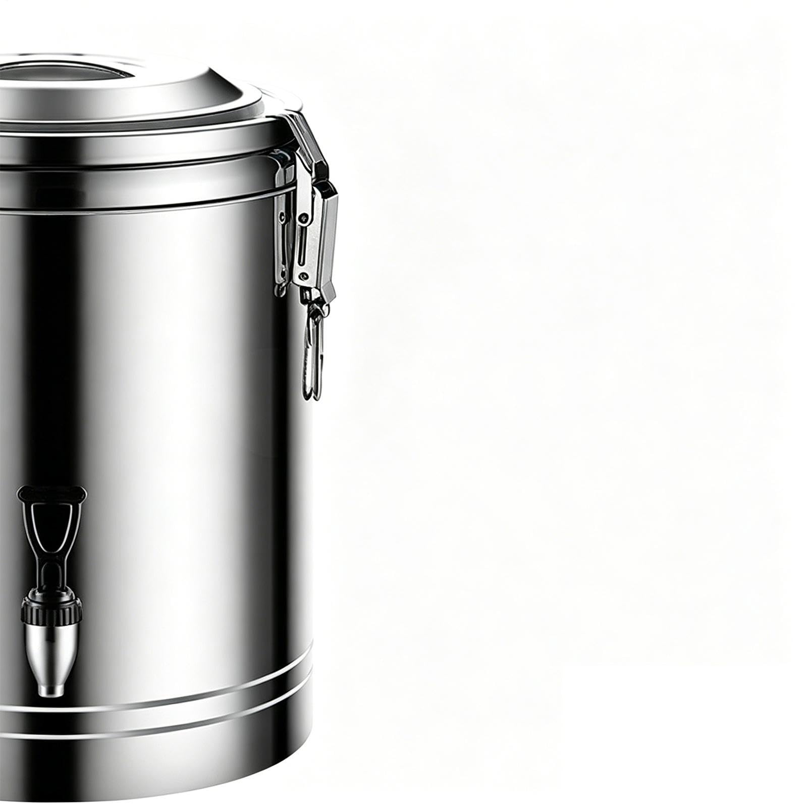 Party-Getränkespender Großer lebensmittelechter Edelstahl | Limonadenspender und Wasserbehälter Für Kaffee Tee Saft Limonade Flüssigkeiten Party Camping Picknick Café Restaurant