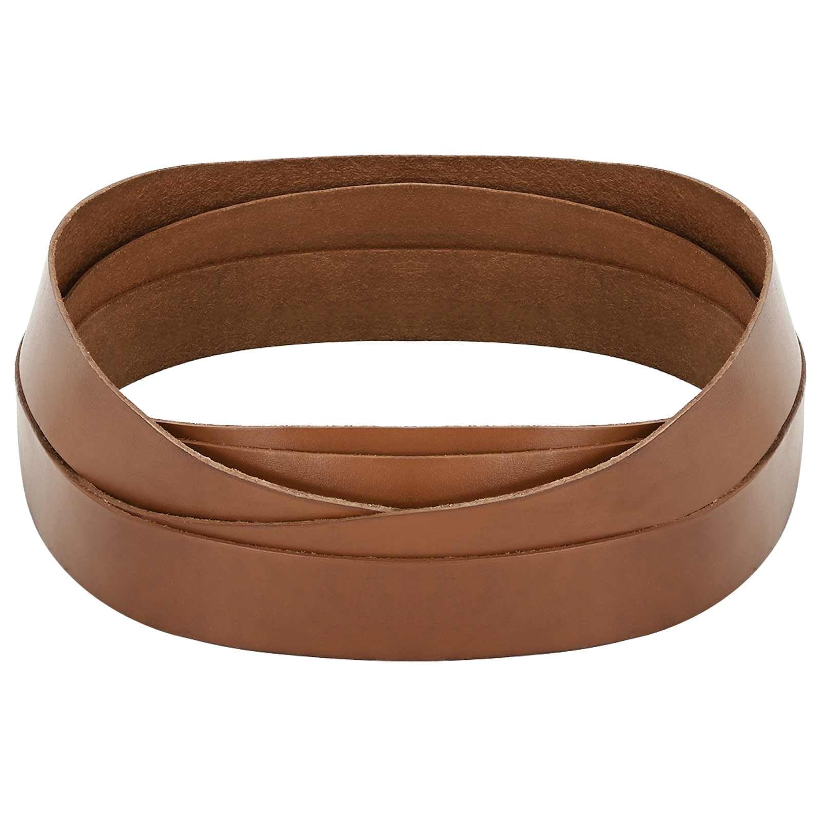 Lederriemen Braun 500 x 3,5 cm Lederband zum Befestigen und Buendeln