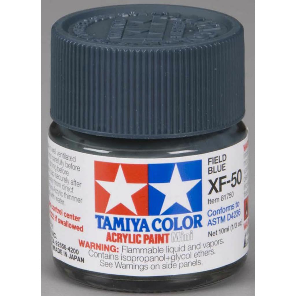 Amazon.com: TAMIYA 81750 Acrylic Mini XF50 Field Blue 1/3 oz
