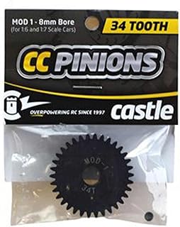 Castle Creations CC Pinion 34T-MOD 1 8MM BORE CSE010006533 Electric Car/Truck Option Parts