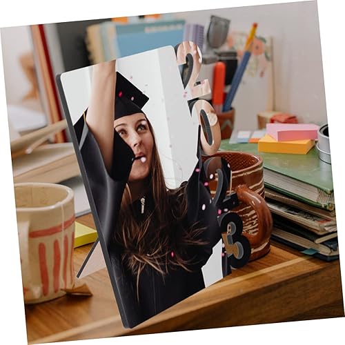 Miniatura 6 de Marco de graduación para firmar, 2 marcos de fotos en blanco de sublimación para decoraciones de mesa de bricolaje