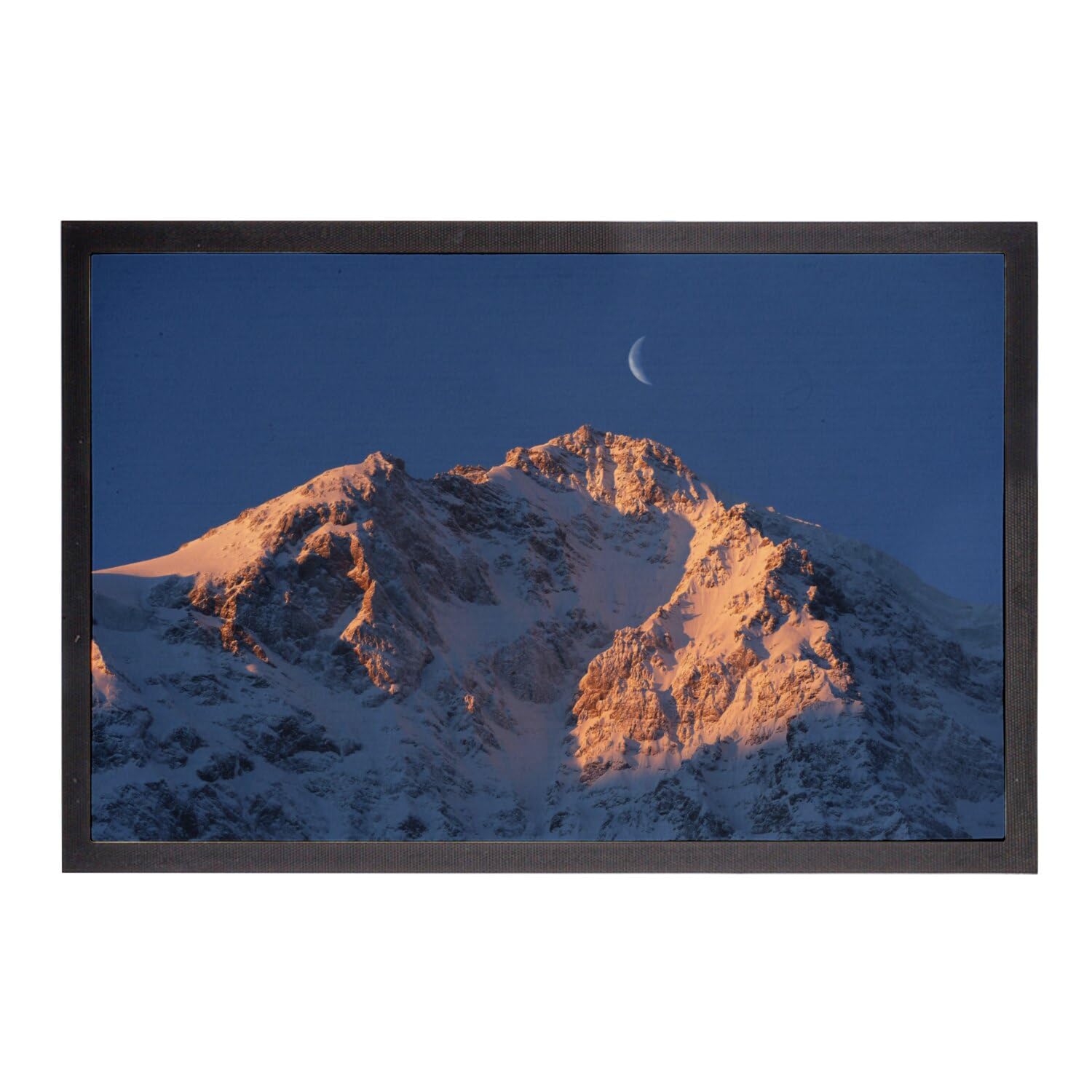 Paillasson Levé de Soleil sur la Montagne en 60x40cm tapis de sol