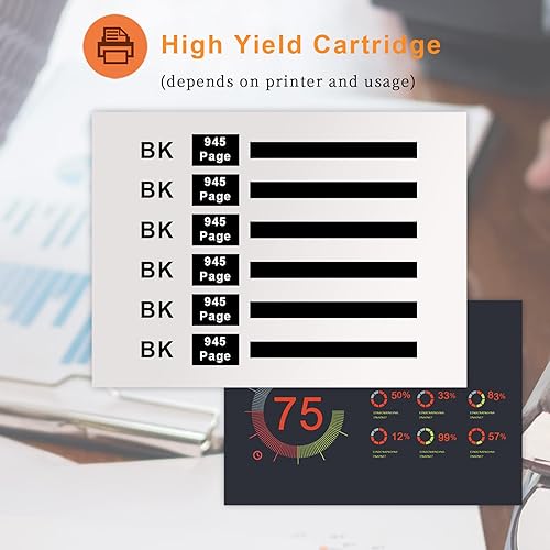 Miniatura 8 de Run Star 3 cartuchos de tinta remanufacturados negros 127 para Epson 127 T127 uso para Epson Workforce 60 530 625 545 645 840 845 WF-3520 WF-3540