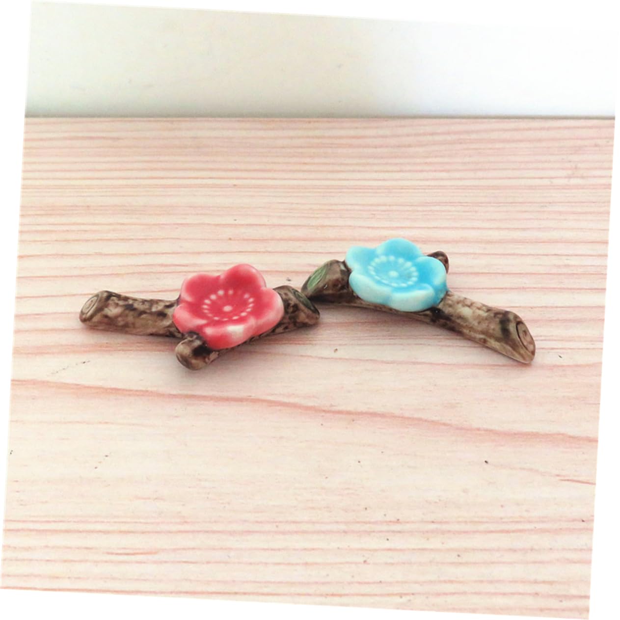 MAGICLULU 3 Ensembles Oreiller Baguettes Repose-Baguettes en Cerise Porte-ustensiles Repose-cuillère Cerise Vaisselle Supports À Ustensiles Porte-Baguettes Rouge 6 Pièces * 3