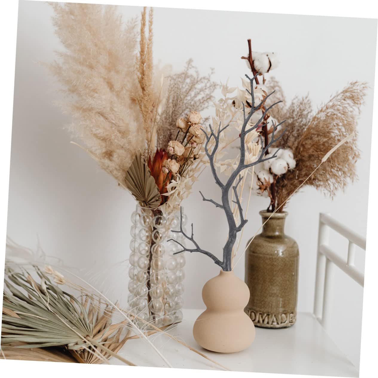 枝アート Amazon｜JUMPLAWN 5個仿真樹枝 インテリア装飾用 アートブチ