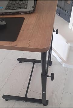 Depolife Koltuk Sehpası Notebook Laptop Bilgisayar Çalışma Masası Yükseklik Ayarlı Akrobat Masa Yatak Yan Seh
