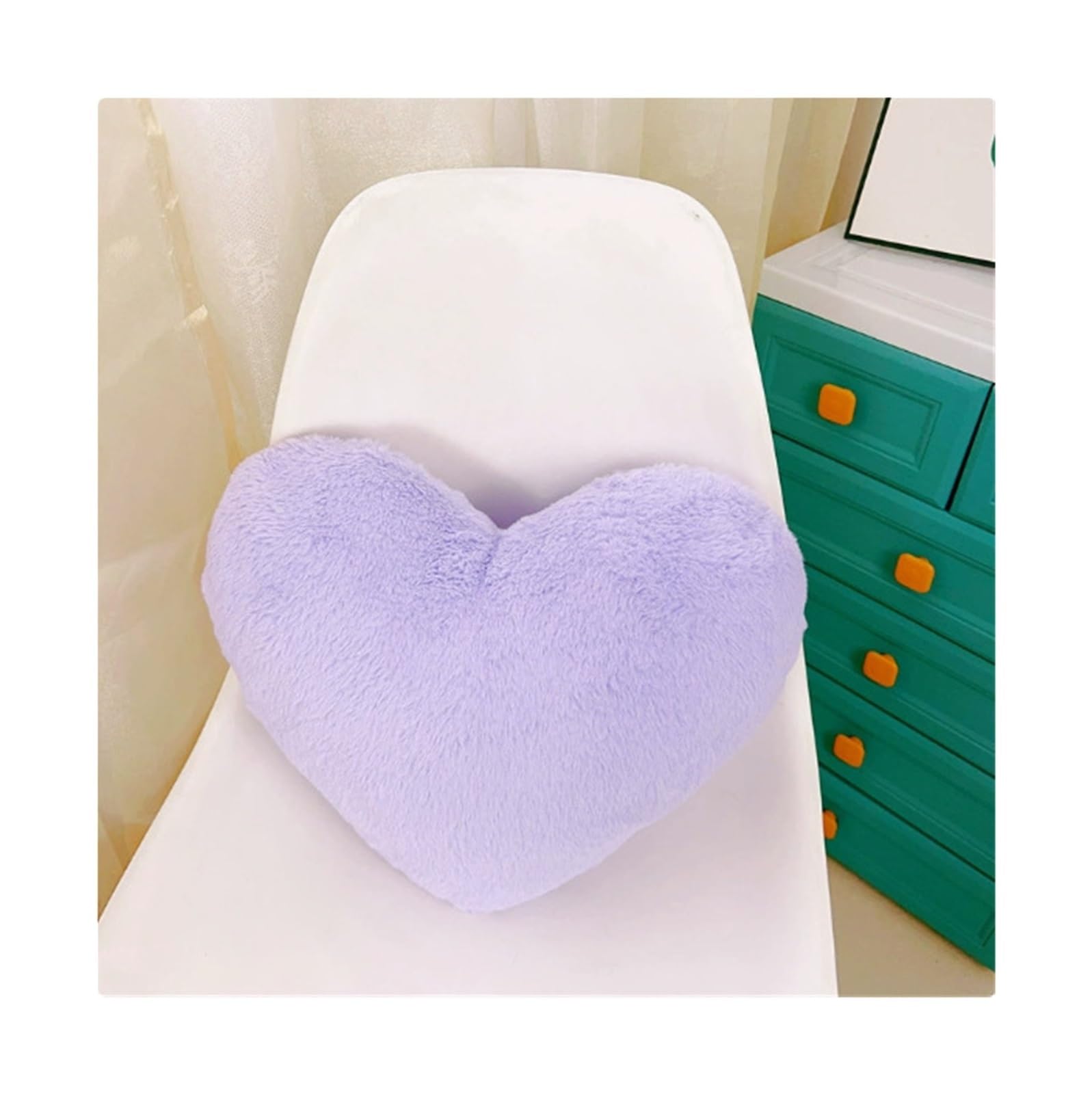 XIEHYA 1 Pcs Heart Pillow, Sofa Cushion, Home Decor For Home(Purple)