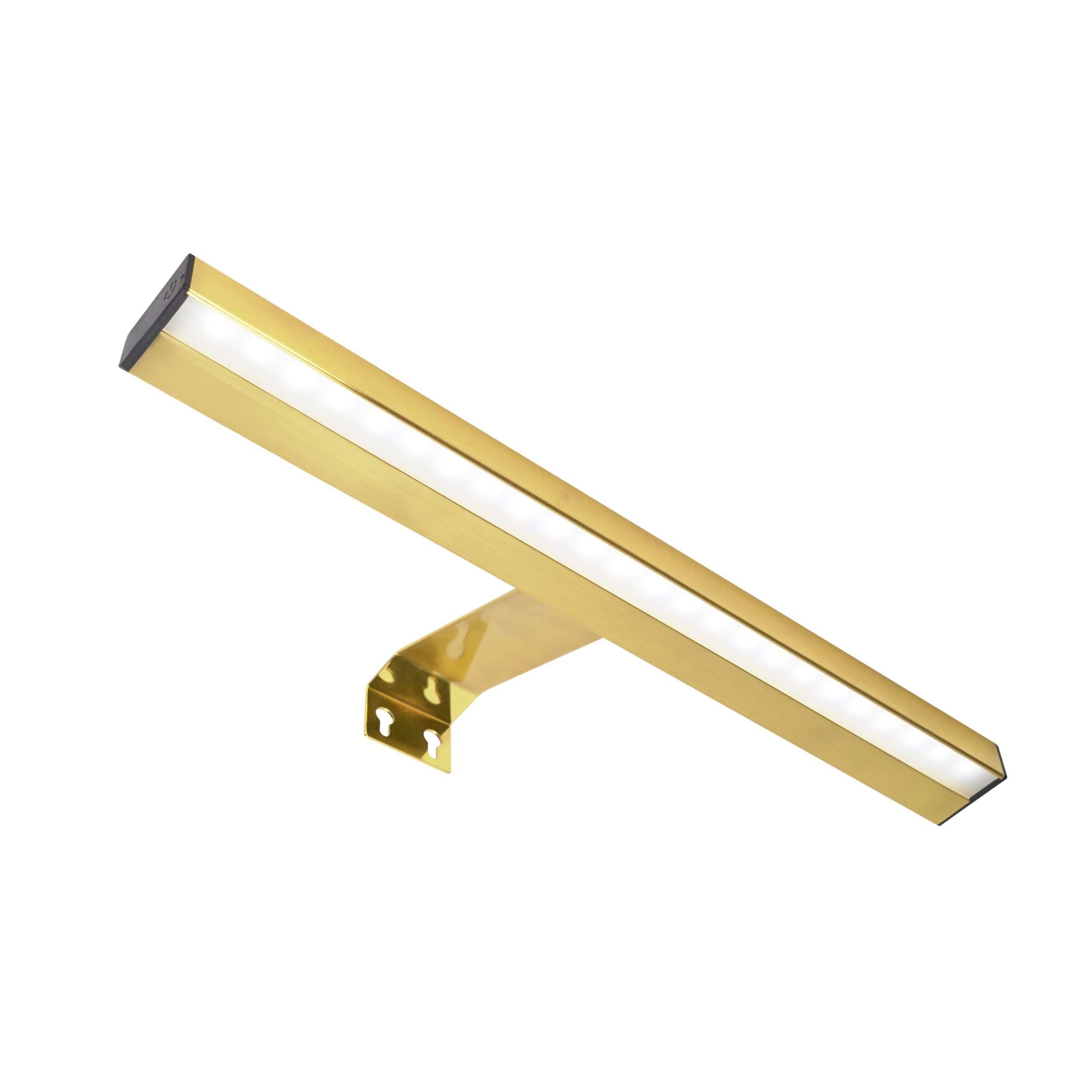 Valuelights Ryle Gold Rechargeable Easy Fit Wall Light