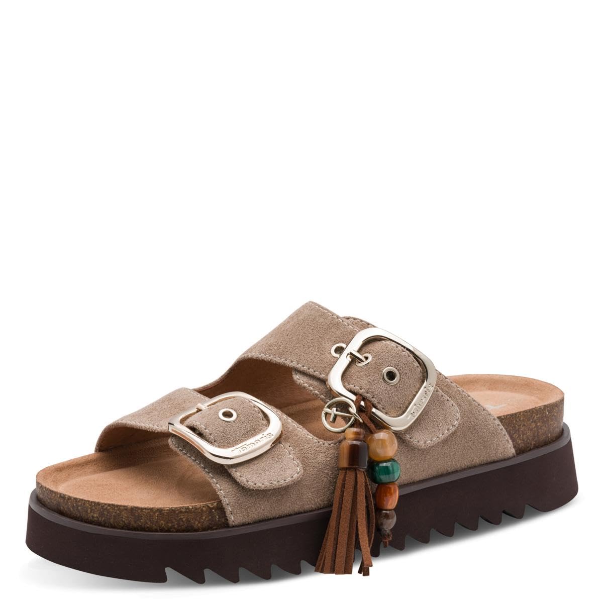 Tamaris Women's Flat Mules, Beige (Taupe), 40
