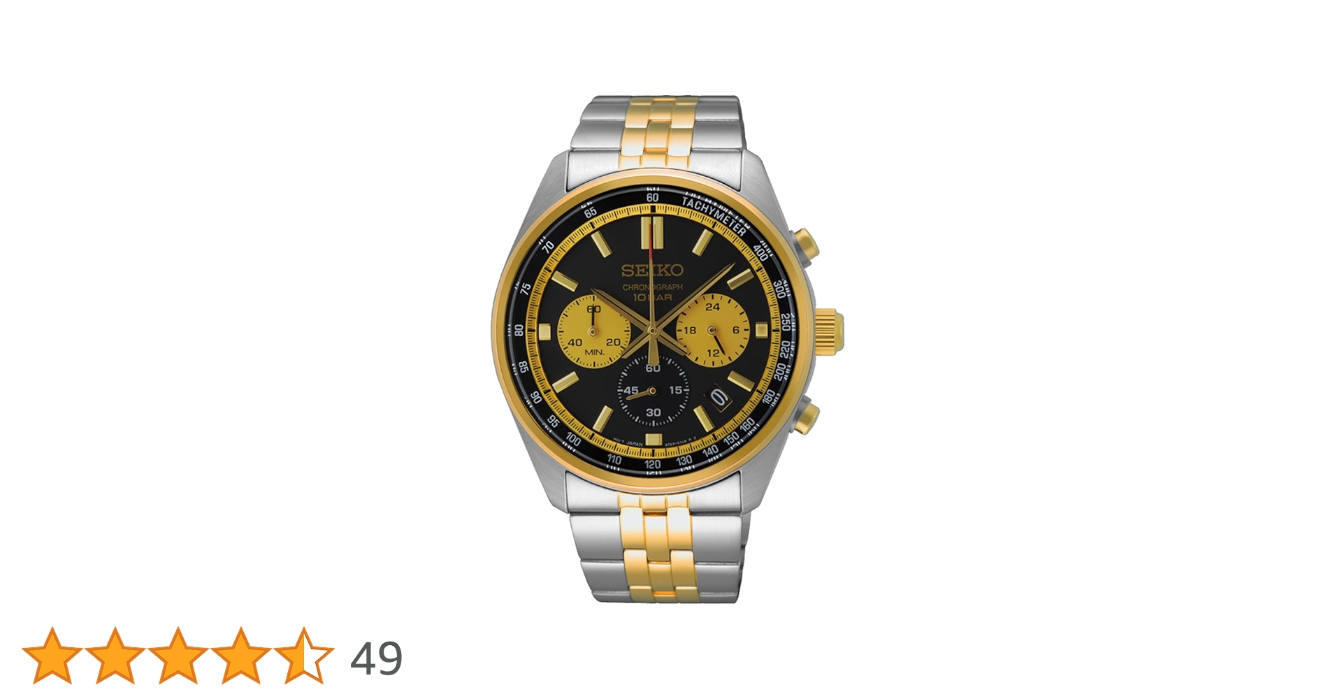 Amazon | セイコー ツートーン クロノグラフ ブレスレット アナログ Amazon | セイコー ツートーン クロノグラフ ブレスレット アナログ