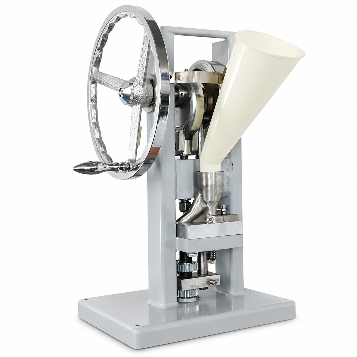 Macchina manuale della pressa da perforazione con spessore regolabile da 0-6 mm, uscita 0-2000 pezzi/ora, 330 x 220 x 520 millimetri