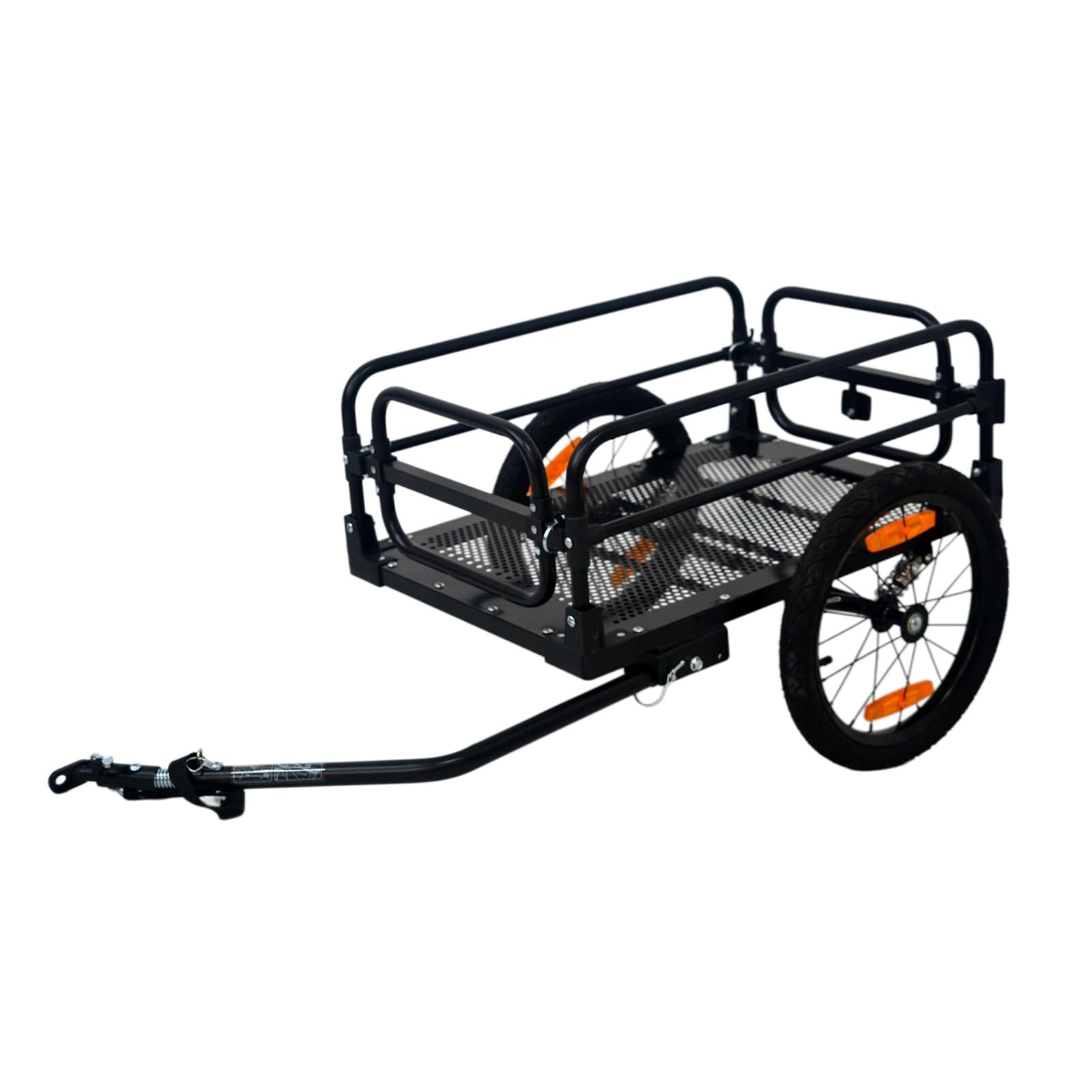 Remolque de Carga Pesada para Bicicleta, Carro Plegable con Enganche Universal
