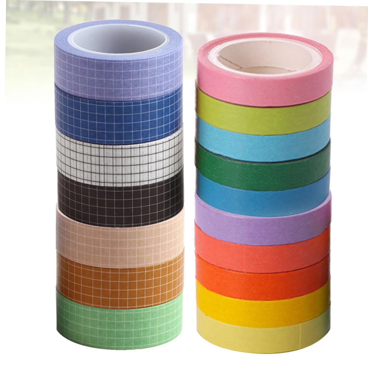 STOBOK 3sets Washi Masking Tape Dekoratives Klebeband Für Scrapbook Planer Handwerk Tagebuch 17pcs * 3
