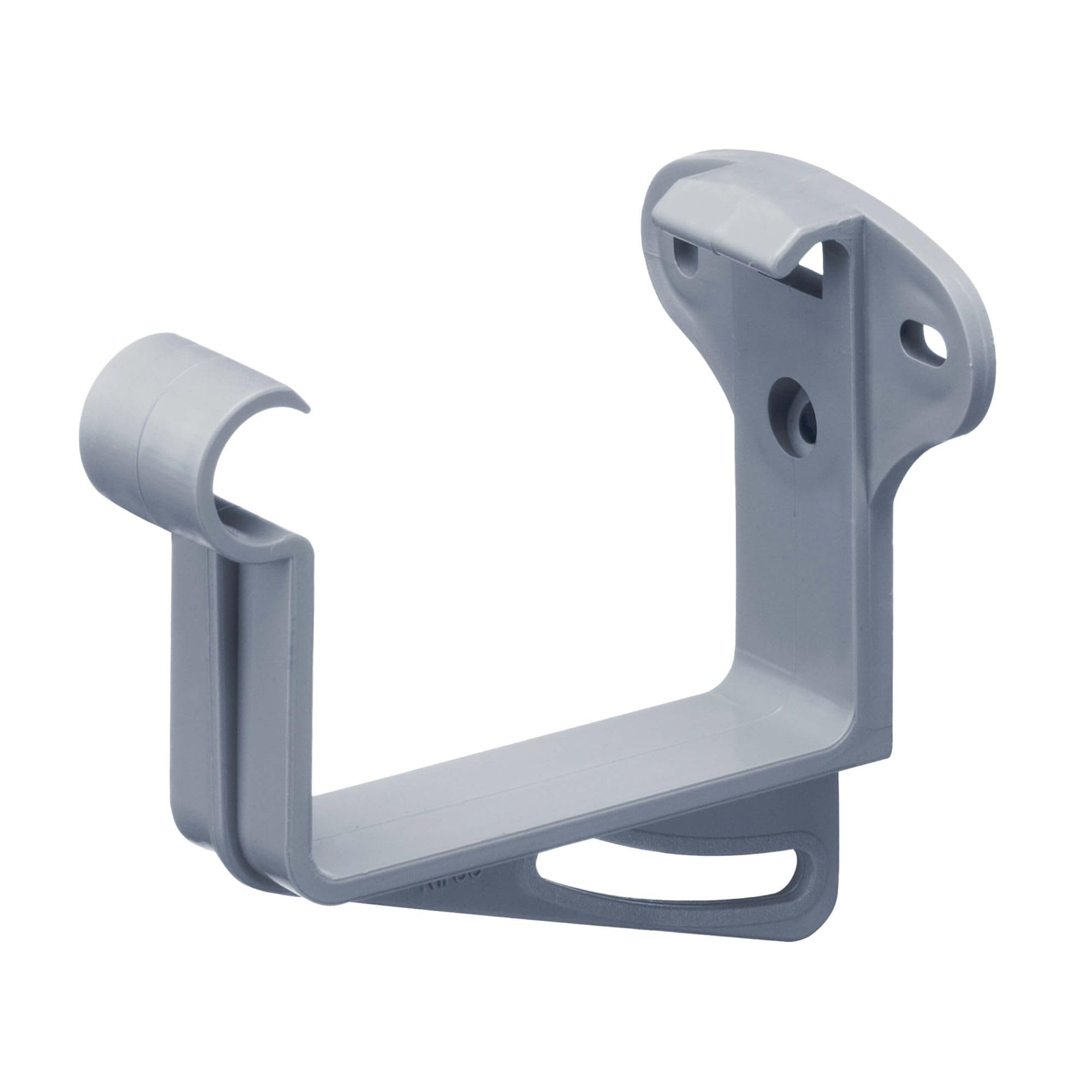 INEFA Fascia Board Bracket, Gutter Bracket Box-Shaped, PVC-U 83mm, Grey Gutter Bracket, Gutter Accessories, Made in Germany