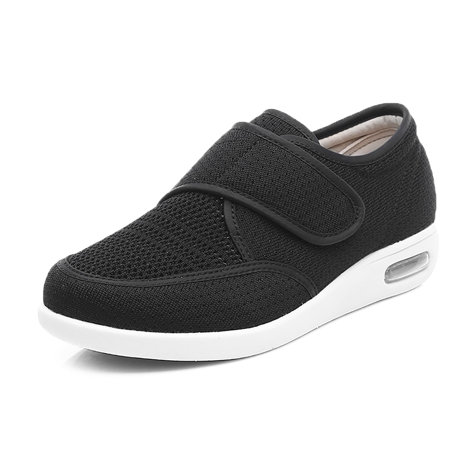 Obuwie dla cukrzycowego zapalenia stawów, buty o bardzo szerokiej szerokości, męskie buty na opuchnięte stopy z pianką pamięciową, regulowane buty do chodzenia dla osób starszych, zapalenie