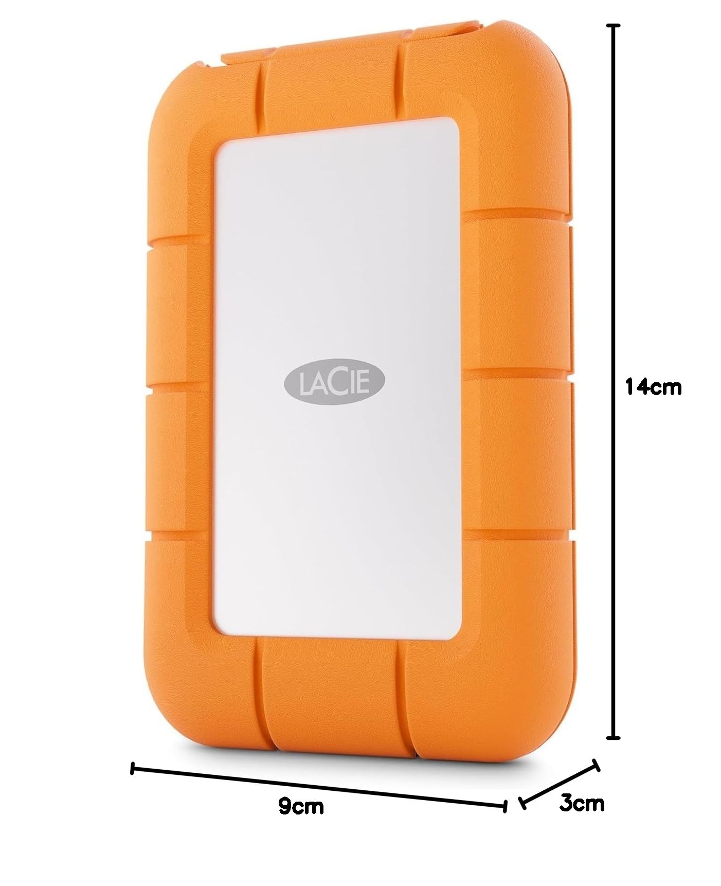 Lacie Rugged Mini - Festplatte - 4 Tb - Extern (tragbar) - Usb 3.2 Gen 2x2 (stmf4000400)
