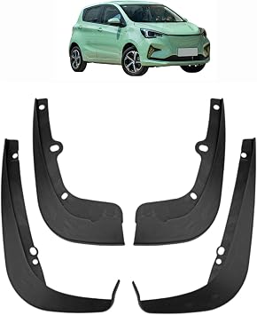 4Pcs Car Mudguard Fender Mud Flaps Splash Guard for Changan Benben E-Star 2023, Splash Guards Molded Front and Rear Fender Cover Black ABS