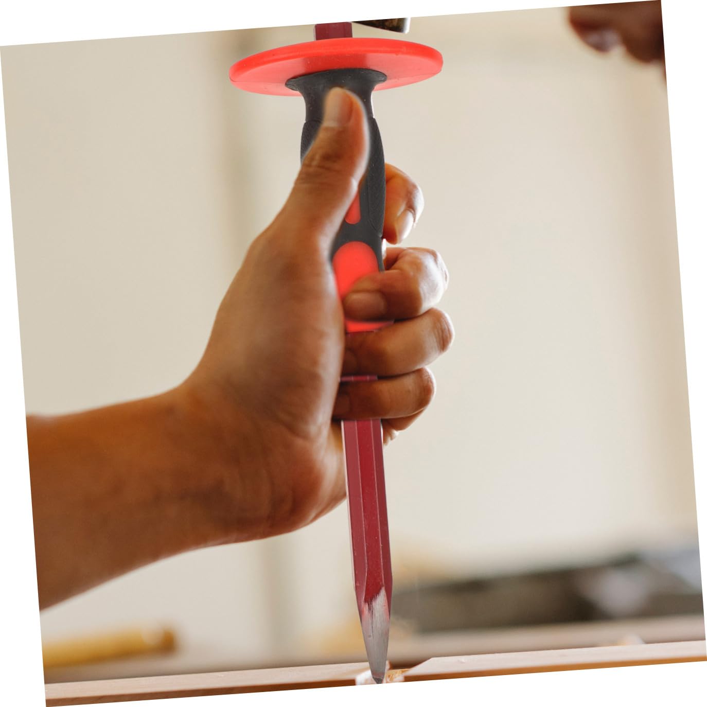 OUNONA 1set Scalpelli Muratore Scalpello e Appuntito Protezione Per Per Demolizione e Muratura Strumento Resistente Carving e Rimozione