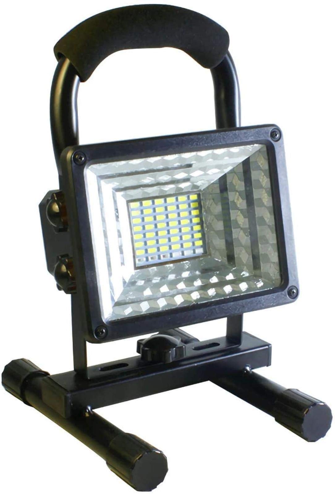 Lampada da lavoro a LED ricaricabile, proiettore portatile con telecomando, impermeabile, per esterni, alimentata tramite USB, per campeggio e sicurezza, classificazione IP65