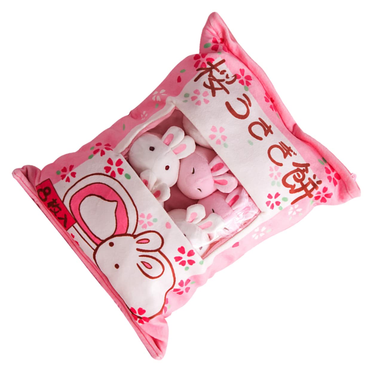 MAGICLULU 1set Cuscino Peluche Coniglio Adorabile per Ragazzo Ragazza Giocattolo Morbido Forma di Coniglio Decorazione Camere e Creativo per Ragazzi e Ragazze