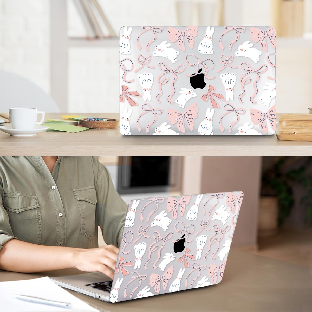 Compatible avec MacBook Air 13/13,6" version 2026-2022 M5 M4 M3 M2 modèle A3449 A3240 A3113 A2681, coque de protection rigide, protecteur de clavier, film d'écran et protection pour webcam