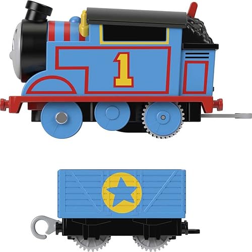 Miniatura 10 de Thomas & Friends Tren de juguete motorizado Emily motor a batería con tierno para juegos de simulación preescolares niños a partir de 3 años
