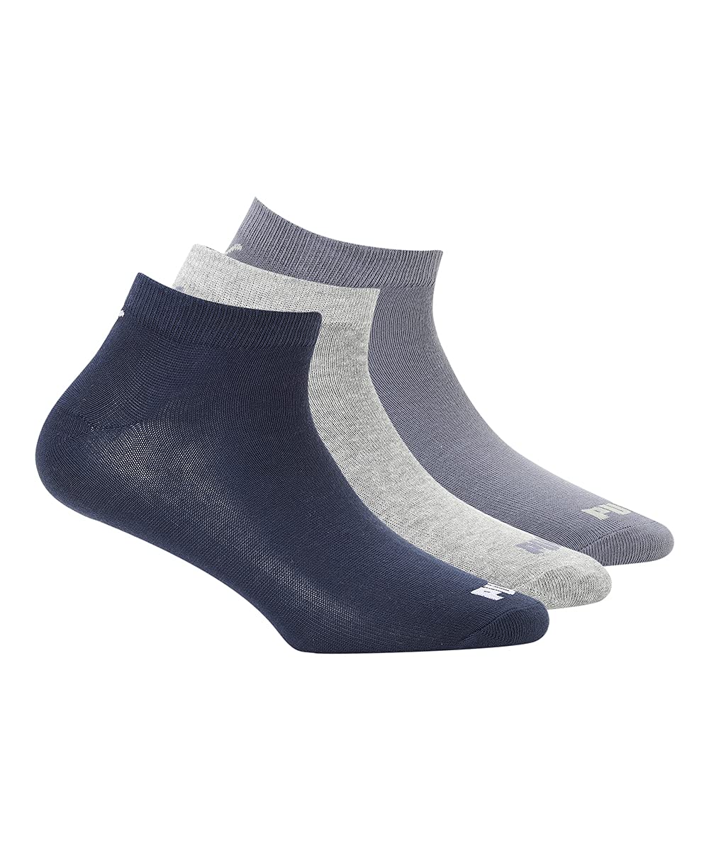Puma Cotton Unisex-Adult Sneaker Plain 3P Ankle Length Socks, Peacoat/Light Grey Heather/Night Shadow Blue, 39/42 (93250602) (B0CWVCNSMH) Amazon Price History, Amazon Price Tracker
