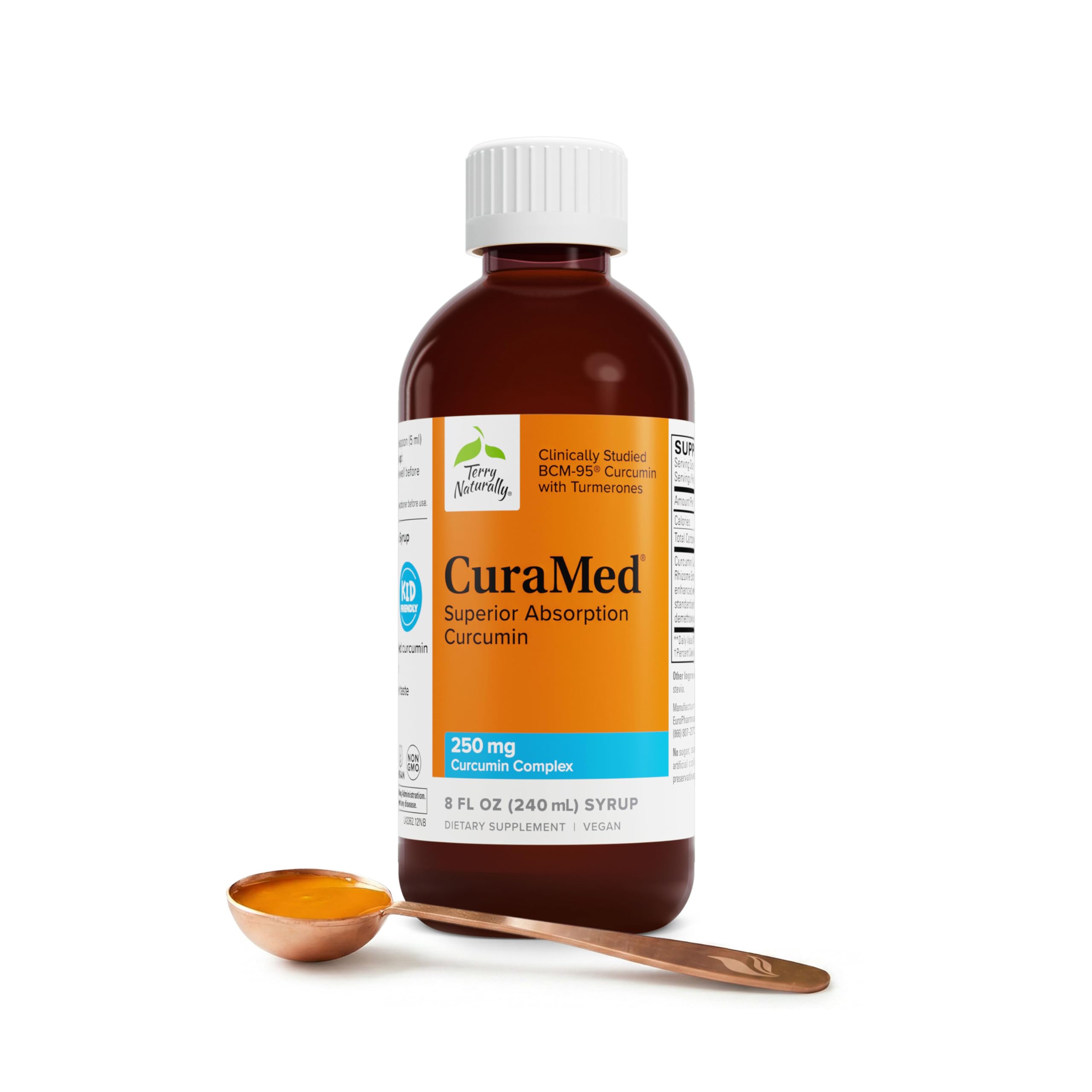 Terry Naturally CuraMed 8 fl oz - Liver Detox & Support - High Absorption