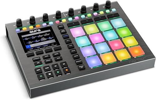 Miniatura 4 de Nektar Aura - Beat Composer y controlador DAW, gris metálico, 16 almohadillas