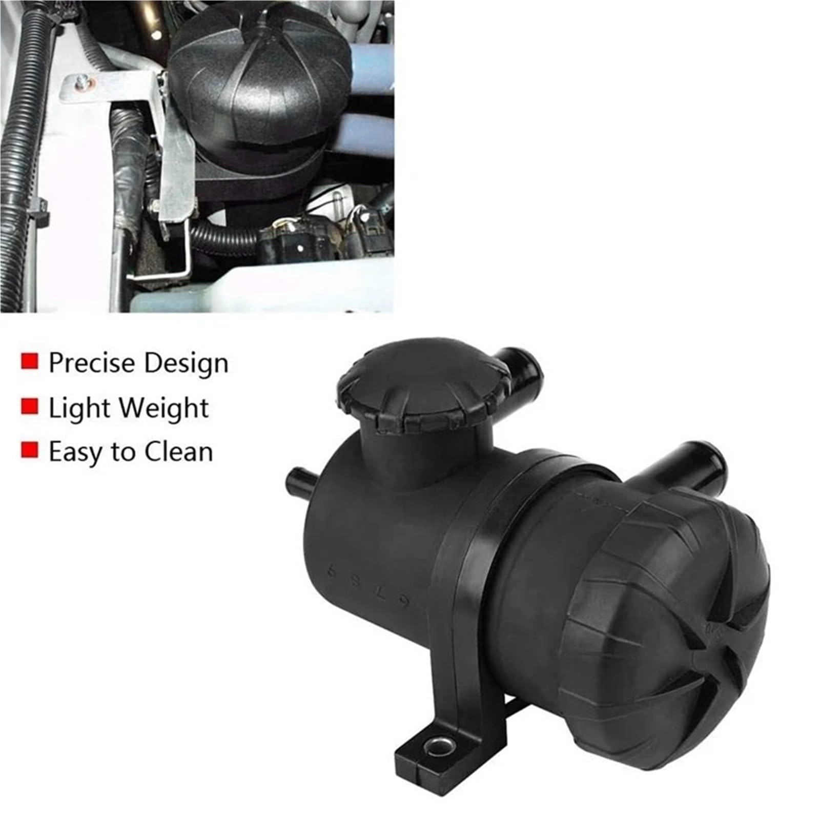 Crankcase Separator Kit Crankcase Oil Breather Uniwersalny zbiornik na olej, filtr odpowietrzający ze stali nierdzewnej, zestaw do wentylacji 3931030955