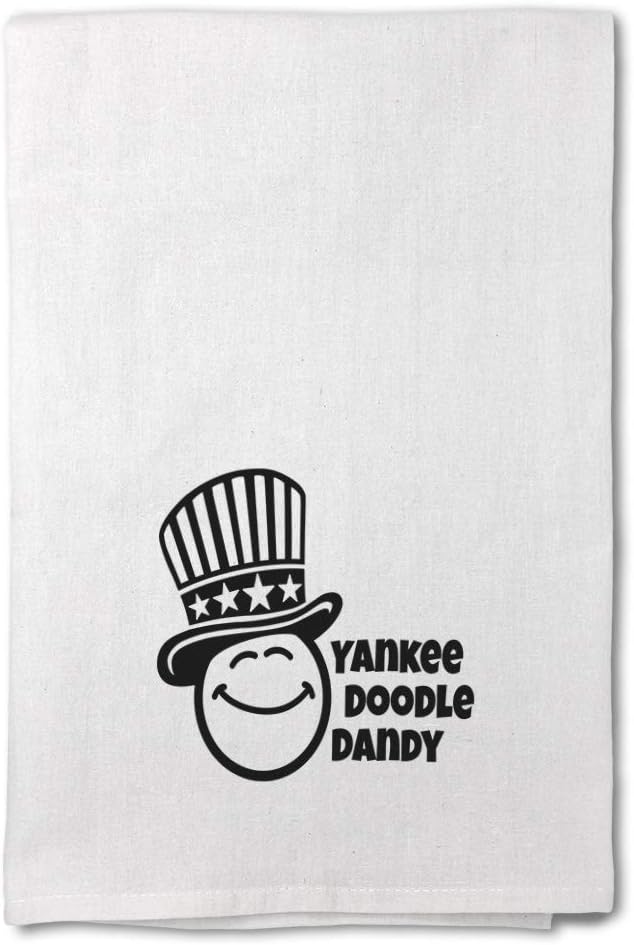 Style In Print Custom Decor Flour Kitchen Towels Yankee Doodle Dandy Characters Toys Characters Toys Cleaning Supplies Dish Towels Personalized Text Here