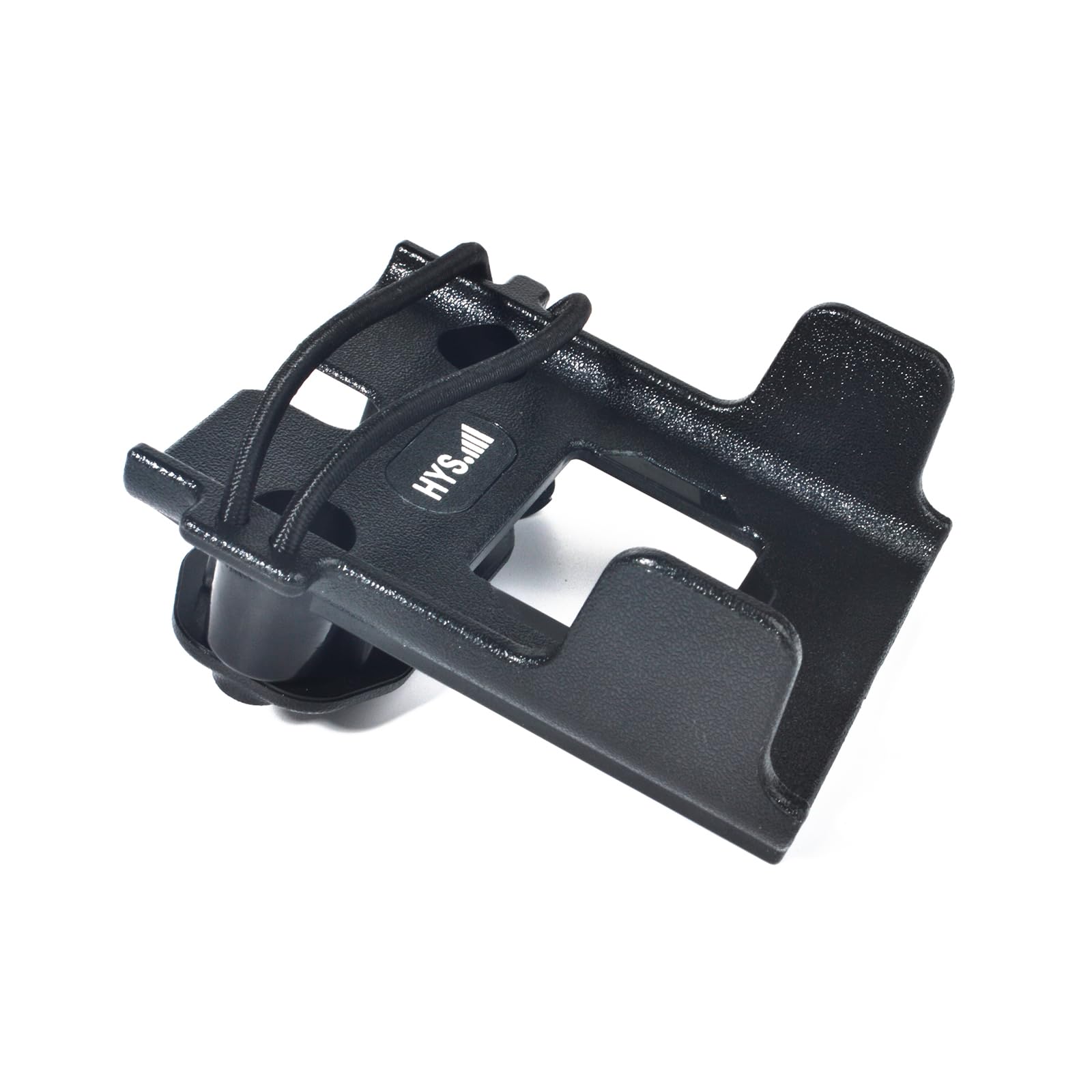 HYS Uniwersalny uchwyt 1/4" z gwintem krótkofalówki do samochodu, szybkomocujący, regulowany uchwyt, kompatybilny z Baofeng Quansheng Motorola z klipsem do paska (gwint 1/4")