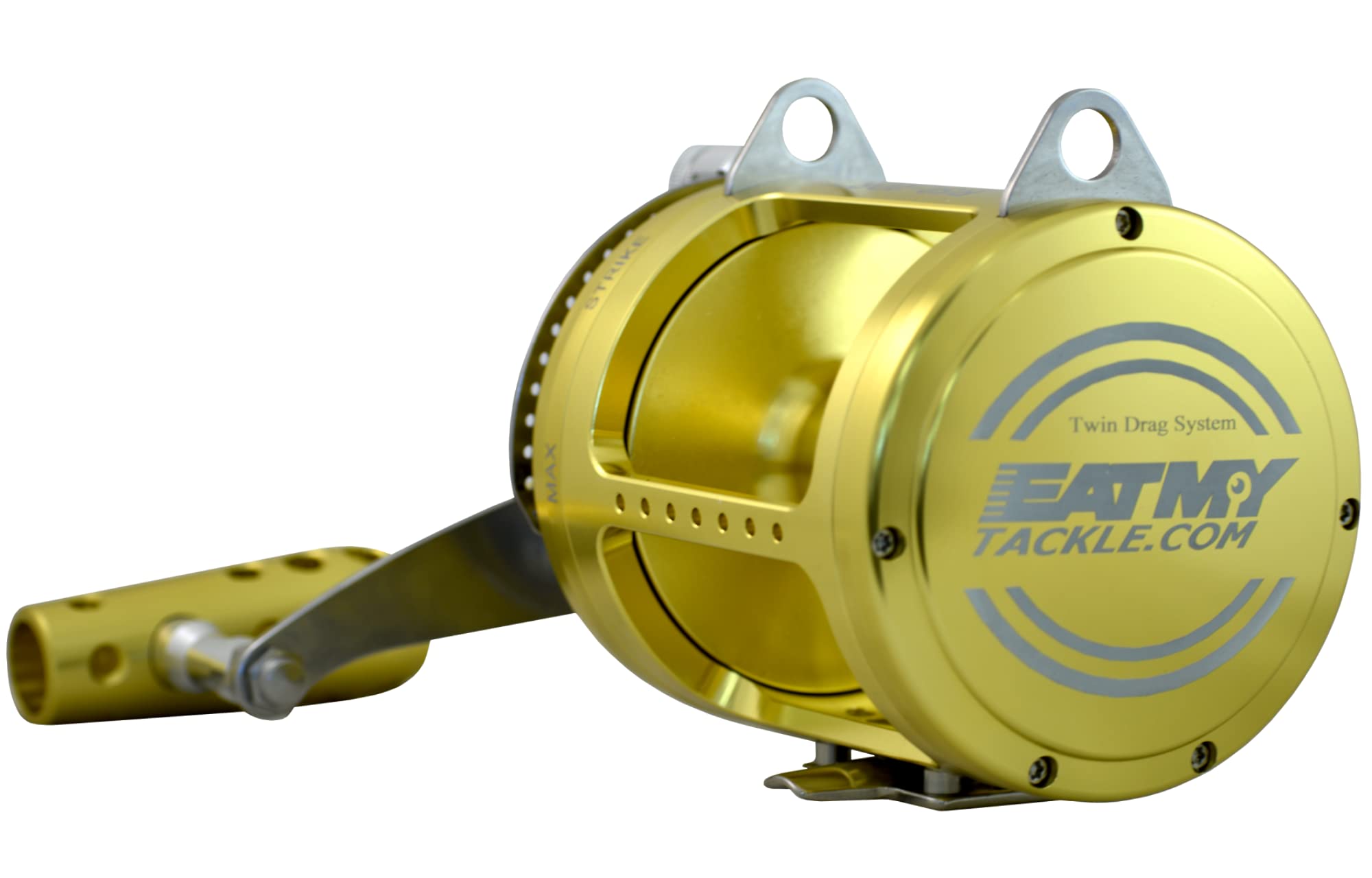 eat my tackle fly reel 80W 2-Speed Fishing on a Tournament Edition Straight Fishing Rod ensuring convenience and ease of use Eat My Tackle's 80w Swivel
